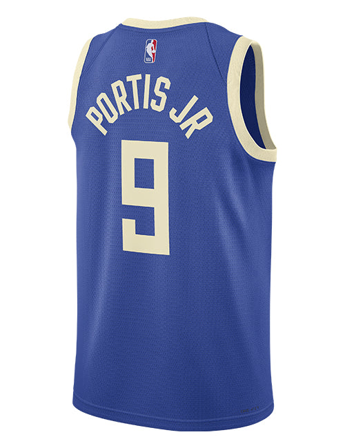 Nike 2024-25 City Edition Bobby Portis Jr Swingman Jersey-back