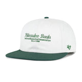 '47 Brand Script Stack Captain Milwaukee Bucks Snapback Hat-left