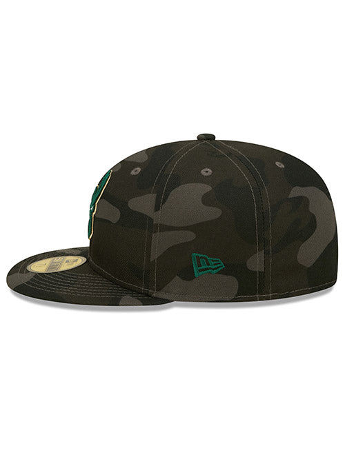 NY Camo D3  New Era fitted