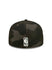 New Era Fitted 59Fifty Camouflage D3 Black Milwaukee Bucks Hat - Back View