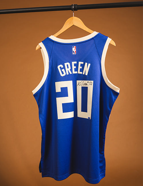 Signed Nike 2024-25 City Edition AJ Green Milwaukee Bucks Swingman Jersey-back