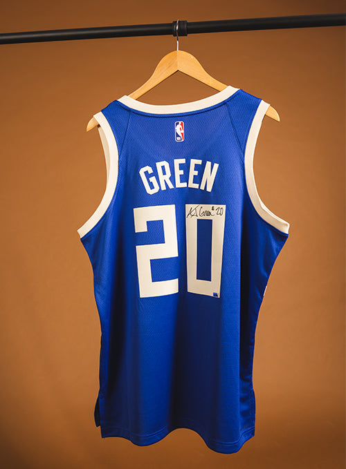Signed Nike 2024-25 City Edition AJ Green Milwaukee Bucks Swingman Jersey-back
