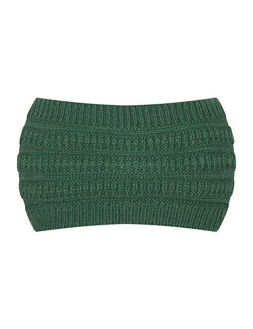 Women's New Era Cap Company Gaiter Snug D3 Green Milwaukee Bucks Scarf - Back View