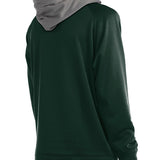 New Era Active Heavy Poly Green Milwaukee Bucks Hooded Sweatshirt - Back View