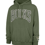'47 Brand Well Worn Milwaukee Bucks Terry Hooded Sweatshirt