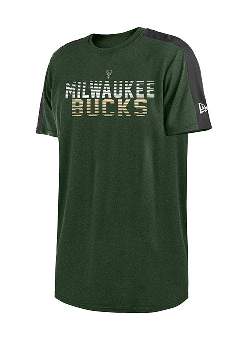 Active Pieced Heathered Milwaukee Bucks T Shirt