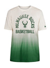 New Era Throwback Dipped Milwaukee Bucks T-Shirt