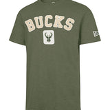 '47 Brand Well Worn Slub Milwaukee Bucks T-Shirt-front