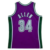 Mitchell & Ness Hardwood Classics 2001-02 Ray Allen Milwaukee Bucks Swingman Jersey-back 