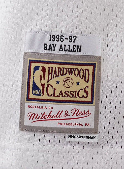 Mitchell & Ness Hardwood Classics Ray Allen 1996 Milwaukee Bucks Swingman Jersey-tag