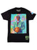 Mitchell & Ness Draft Day Colorwash Ray Allen Black Milwaukee Bucks T-Shirt-front