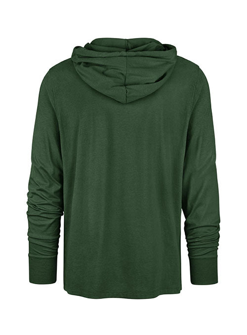 '47 Brand Franklin Colorblock Green Milwaukee Bucks Hooded Sweatshirt