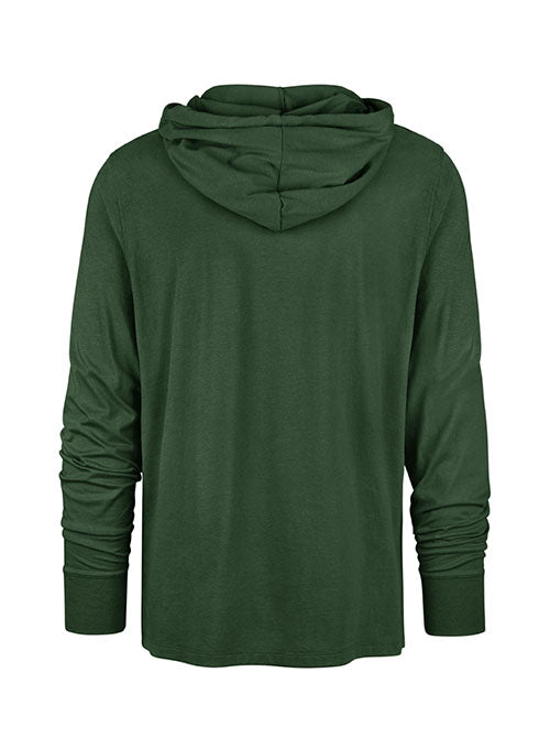'47 Brand Franklin Colorblock Green Milwaukee Bucks Hooded Sweatshirt - Back View