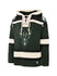 47 Brand Superior Lacer Milwaukee Bucks Hooded Sweatshirt in Green and Cream - Front View