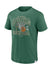 Fanatics True Classic Slub Milwaukee Bucks T-Shirt in Green - Front View