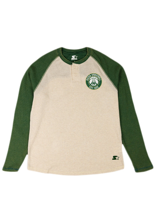 Starter Thermal Sideline Milwaukee Bucks Long Sleeve T-Shirt