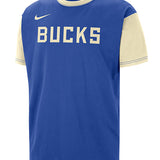 Nike 2024-25 City Edition Courtside Color Block Milwaukee Bucks T-Shirt-front