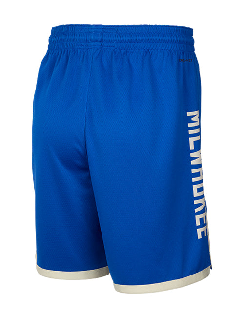 Nike 2024-25 City Edition Milwaukee Bucks Swingman Shorts-back