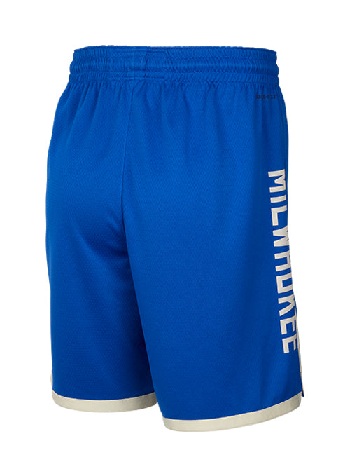 Nike 2024-25 City Edition Milwaukee Bucks Swingman Shorts-back