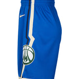 Nike 2024-25 City Edition Milwaukee Bucks Swingman Shorts-side