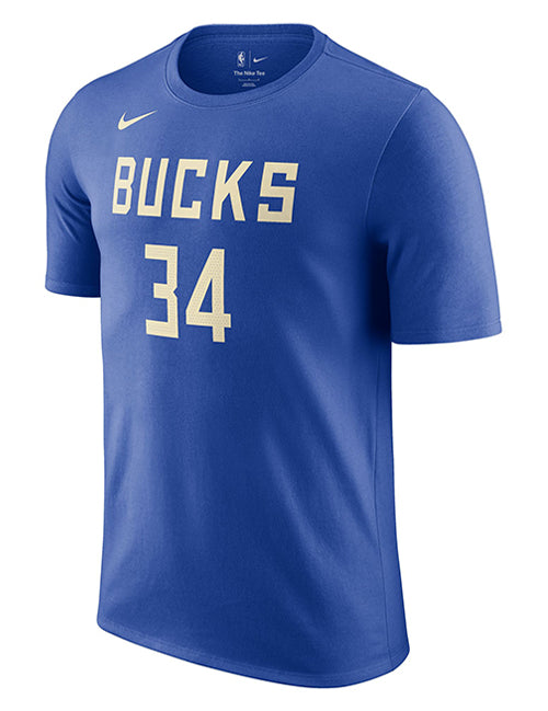 Nike 2024-25 City Edition Giannis Antetokounmpo Milwaukee Bucks T-Shirt-front