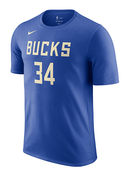 Nike 2024-25 City Edition Giannis Antetokounmpo Milwaukee Bucks T-Shirt-front