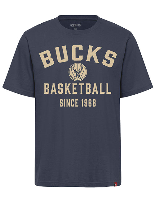 Sportiqe  Basketball Logo T Duke Milwaukee Bucks-Shirt