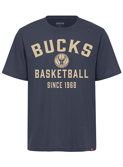 Sportiqe  Basketball Logo T Duke Milwaukee Bucks-Shirt