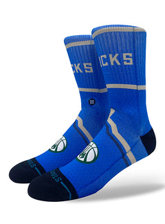 Stance 2024-25 City Edition Milwaukee Bucks Crew Sock-on feet