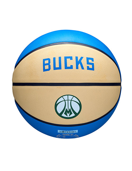 Wilson 2024-25 City Edition Icon Milwaukee Bucks Full Size Basketball-side 3