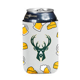 Logo Brands 12oz Milwaukee Bucks Beer & Cheese Can Koozie