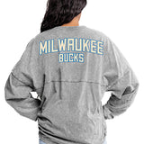 Women's Item Of The Game 2024-25 City Edition Spirit Jersey Milwaukee Bucks Long Sleeve T-Shirt-back