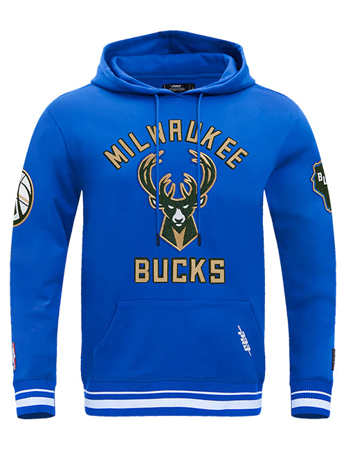 Pro Standard 2024-25 City Edition Wordmark Milwaukee Bucks Hooded Sweatshirt-front