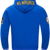 Pro Standard 2024-25 City Edition Wordmark Milwaukee Bucks Hooded Sweatshirt-back