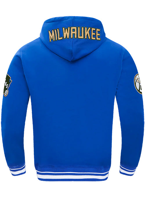 Pro Standard 2024-25 City Edition Wordmark Milwaukee Bucks Hooded Sweatshirt-back