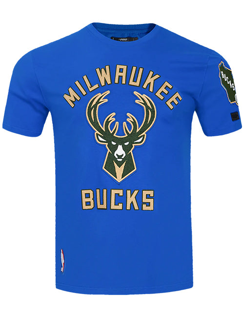 Pro Standard 2024-25 City Edition Wordmark Milwaukee Bucks T-Shirt-front