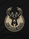 Stadium Essentials Cream Logo Milwaukee Bucks Hooded Sweatshirt-LOGO