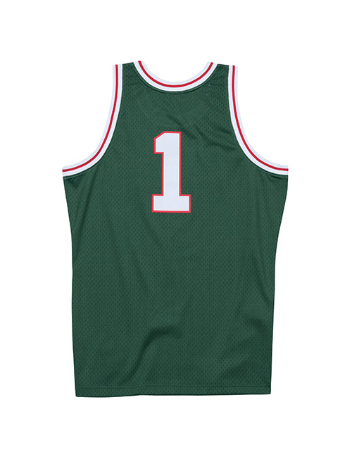 Mitchell & Ness Oscar Robertson Milwaukee Bucks HWC Swingman Jersey-back