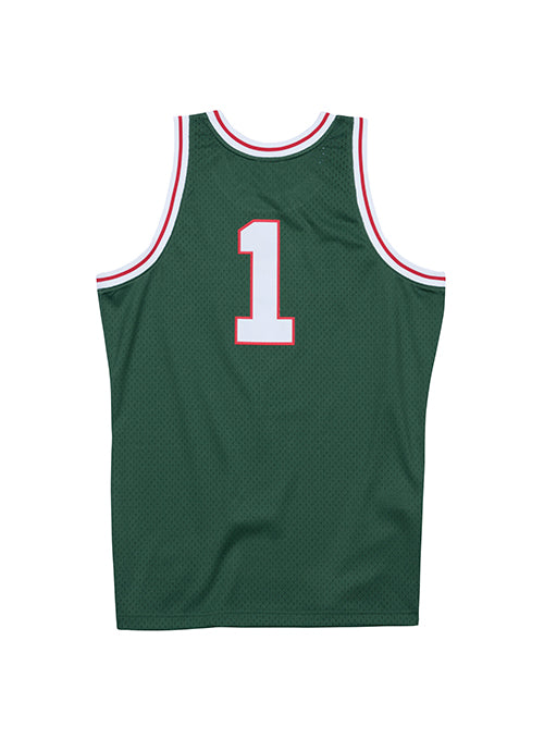 Mitchell & Ness Oscar Robertson Milwaukee Bucks HWC Swingman Jersey-back