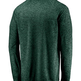 Fanatics City Attitude Milwaukee Bucks Long Sleeve T-Shirt in Green - Back View