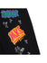 Mitchell & Ness Slap Sticker Milwaukee Bucks Jogger Pant in Black - Zoomed in Sticker View