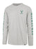 '47 Brand Franklin Triple Down Milwaukee Bucks Long Sleeve T-Shirt In Grey - Front View