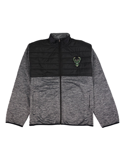 Big & Tall Fanatics Milwaukee Bucks Full Zip Puffer Jacket