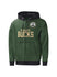 G-III Pregame Green Milwaukee Bucks Full-Zip Hooded Sweatshirt-front 
