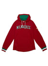 Mitchell & Ness HWC '68 Legendary Slub Red Milwaukee Bucks Long Sleeve Hooded T-Shirt