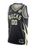 Jordan 2022 Statement Edition Custom Milwaukee Bucks Swingman Jersey in Black - Front View