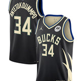 Jordan 2022 Statement Edition Giannis Antetokounmpo Milwaukee Bucks Swingman Jersey-collage