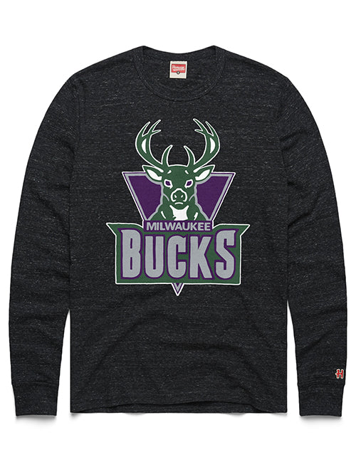 Homage HWC '93 Charcoal Milwaukee Bucks Long Sleeve T-Shirt