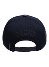 Pro Standard Triple Black Wool Milwaukee Bucks Snapback Hat-back
