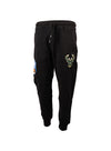 FISLL Eastern Conference Milwaukee Bucks Joggers in Black - Front View
